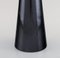 Austrian Black Art Glass Beatrice and Nora Vases by Stölzle-Oberglas, Set of 2 6