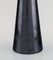 Austrian Black Art Glass Beatrice and Nora Vases by Stölzle-Oberglas, Set of 4 6