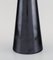 Austrian Black Art Glass Beatrice and Nora Vases by Stölzle-Oberglas, Set of 4, Image 6