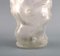 French Art Glass Vase with Female Figures in Relief by René Lalique 4