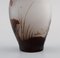 Early 20th Century Vase in Frosted and Brown Art Glass by Emile Gallé 8