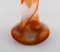 Colossal Antique Vase in Frosted and Orange Art Glass by Emile Gallé, 1890s, Image 5