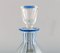 Swedish Design Hand-Painted Mouth-Blown Art Glass Åfors Carafe, 1960s 4