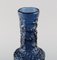 Blue Mouth Blown Art Glass Vases by Göte Augustsson for Ruda, Set of 2, Image 3