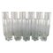 Clear Art Glass Austrian Vases from Stölzle-Oberglas, 1980s, Set of 11, Image 1