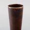 Brown Glazed Ceramic Vase from Rörstrand, 1960s 4