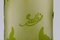 Vase Géant en Verre Givré et Vert avec Motifs de Feuillage par Emile Gallé 8