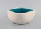 French Turquoise Glazed Stoneware Bowl from Keramos Sèvres 2