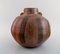 Large Swedish Round Glazed Stoneware Vase by Gerd Zinnerström 6