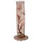 Vase en Verre Givré Transparent avec Motif Chardon par Emile Gallé 1