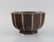 Art Deco Glazed Ceramic Argenta Bowl by Wilhelm Koke for Gustavsberg, Image 2