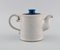 Glasierte Teekanne aus Keramik von Nils Kähler für Kähler, 1960er 3
