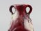 Antike glasierte Keramikvase mit Griffen von Karl Hansen Reistrup für Kähler 4