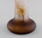 Antique Emile Gallé Vase in Frosted and Light Brown Art Glass 5