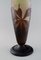 Vase Colossal Ricin Antique en Verre Givré par Emile Gallé 6