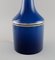 Large Swedish Table Lamp in Dark Blue Mouth-Blown Art Glass from Ateljé Lyktan, Image 5