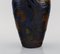Dänische Vase aus glasiertem Steingut von Kähler 5