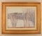 Lennart Palmér, Paesaggio modernista con alberi, Svezia, olio su tela, Immagine 2