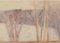 Lennart Palmér, Paisaje modernista con árboles, Suecia, óleo sobre lienzo, Imagen 1
