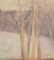 Lennart Palmér, Modernistische Landschaft mit Bäumen, Schweden, Öl auf Leinwand 3