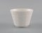 Cups in White Glazed Porcelain by Wilhelm Kåge for Gustavsberg, Set of 8 2