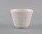 Cups in White Glazed Porcelain by Wilhelm Kåge for Gustavsberg, Set of 8, Image 2