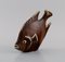 Fisch aus glasierter Keramik von Gunnar Nylund für Rörstrand 2
