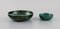 Small Mid-20th Century Argenta Bowls by Wilhelm Kåge for Gustavsberg, Set of 2 2