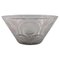 Art Deco Clear Mouth Blown Art Glass Bowl with Incised Flowers by René Lalique, Image 1