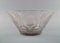 Art Deco Clear Mouth Blown Art Glass Bowl with Incised Flowers by René Lalique, Image 2