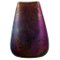 Antique French Glazed Ceramic Vase by Clément Massier 1