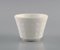 White Glazed Porcelain Herb Pots by Wilhelm Kåge for Gustavsberg, Set of 8 2