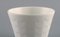 Maceteros de porcelana esmaltada en blanco de Wilhelm Kåge para Gustavsberg. Juego de 8, Imagen 5