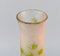 Large Frosted and Green Art Glass Vase by Emile Gallé 7