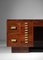 French Modern Imposing E498 Desk in Mahogany in Style of Dupré Lafon, 1940s, Image 15