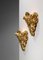 Gilded Plaster Wall Lights by Jean Boggio for Les Héritiers, Set of 2 6