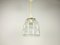 Mid-Century Pendant Lamp in Iron and Bubble Glass by Glashütte Limburg, 1960s 15