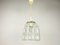 Mid-Century Pendant Lamp in Iron and Bubble Glass by Glashütte Limburg, 1960s, Image 17