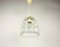 Mid-Century Pendant Lamp in Iron and Bubble Glass by Glashütte Limburg, 1960s, Image 16