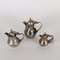 Teapots in Silver from CUSI, Set of 6, Image 9