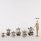 Teapots in Silver from CUSI, Set of 6, Image 2