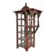Traditional Indian Red Patina Wooden Showcase 3