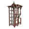 Traditional Indian Red Patina Wooden Showcase 2