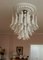 Large White Murano Chandelier in Mazzega Style 4