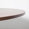 Runder segmentierter Tisch aus Nussholz von Charles Ray Eames für Vitra 10