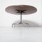 Runder segmentierter Tisch aus Nussholz von Charles Ray Eames für Vitra 3
