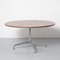 Round Walnut Segmented Table by Charles Ray Eames for Vitra 1