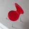 Chaise Butterfly Rouge par Arne Jacobsen pour Fritz Hansen 7