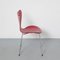 Chaise Butterfly Rouge par Arne Jacobsen pour Fritz Hansen 6