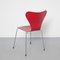 Roter Butterfly Chair von Arne Jacobsen für Fritz Hansen 2